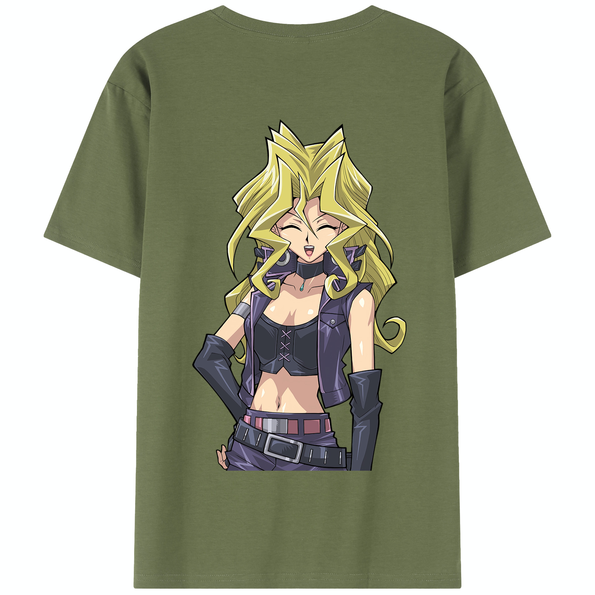 （画像用） 遊☆戯☆王 Yu-Gi-Oh! 綿100％半袖Tシャツ（背面プリント）